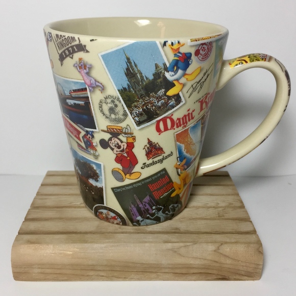 Disney Parks Other - Disney Parks Authentic Mug Nostalgic Collage
